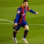 Lionel Messi at Barcelona during his record-breaking career at FC Barcelona