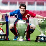Lionel Messi trophies from Barcelona Argentina PSG and Inter Miami career