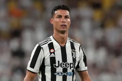 Cristiano Ronaldo at Juventus celebrating during his record-breaking Serie A career