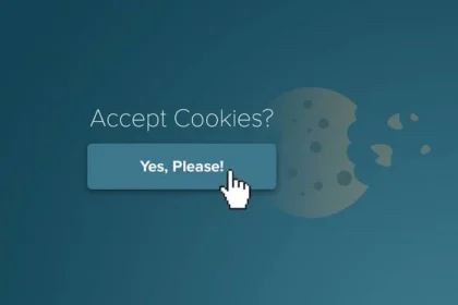 Accept cookies website banner showing essential analytics advertising and tracking cookies with accept and reject buttons