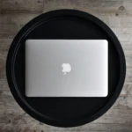 Circular laptop designed to last 20 years with replaceable battery motherboard display storage and ports