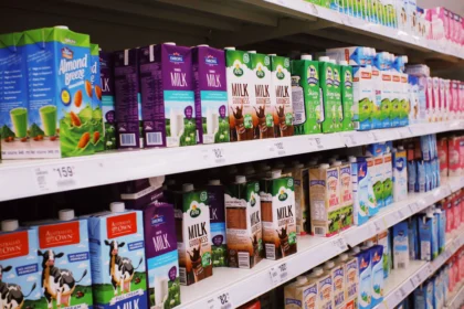 Milk at the back of the store showing supermarket layout customer movement aisles product placement and impulse buying