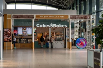 Airport food prices showing expensive meals and drinks inside an airport terminal