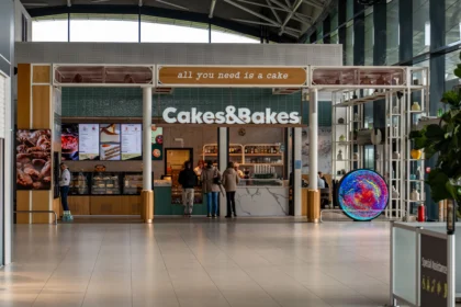Airport food prices showing expensive meals and drinks inside an airport terminal